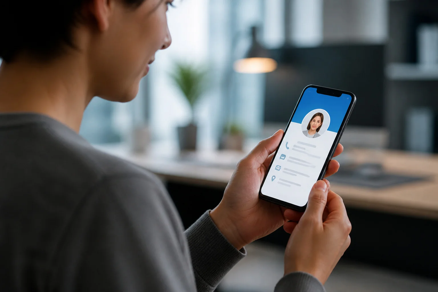 Identification de contact reussie