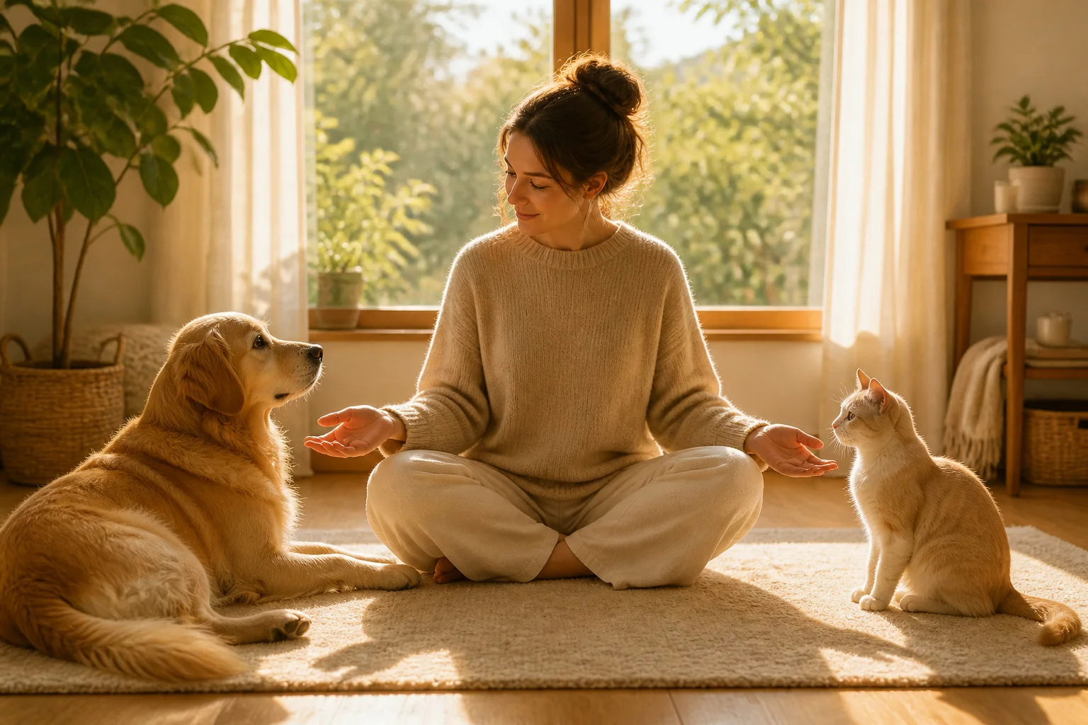 Connexion intuitive homme animal