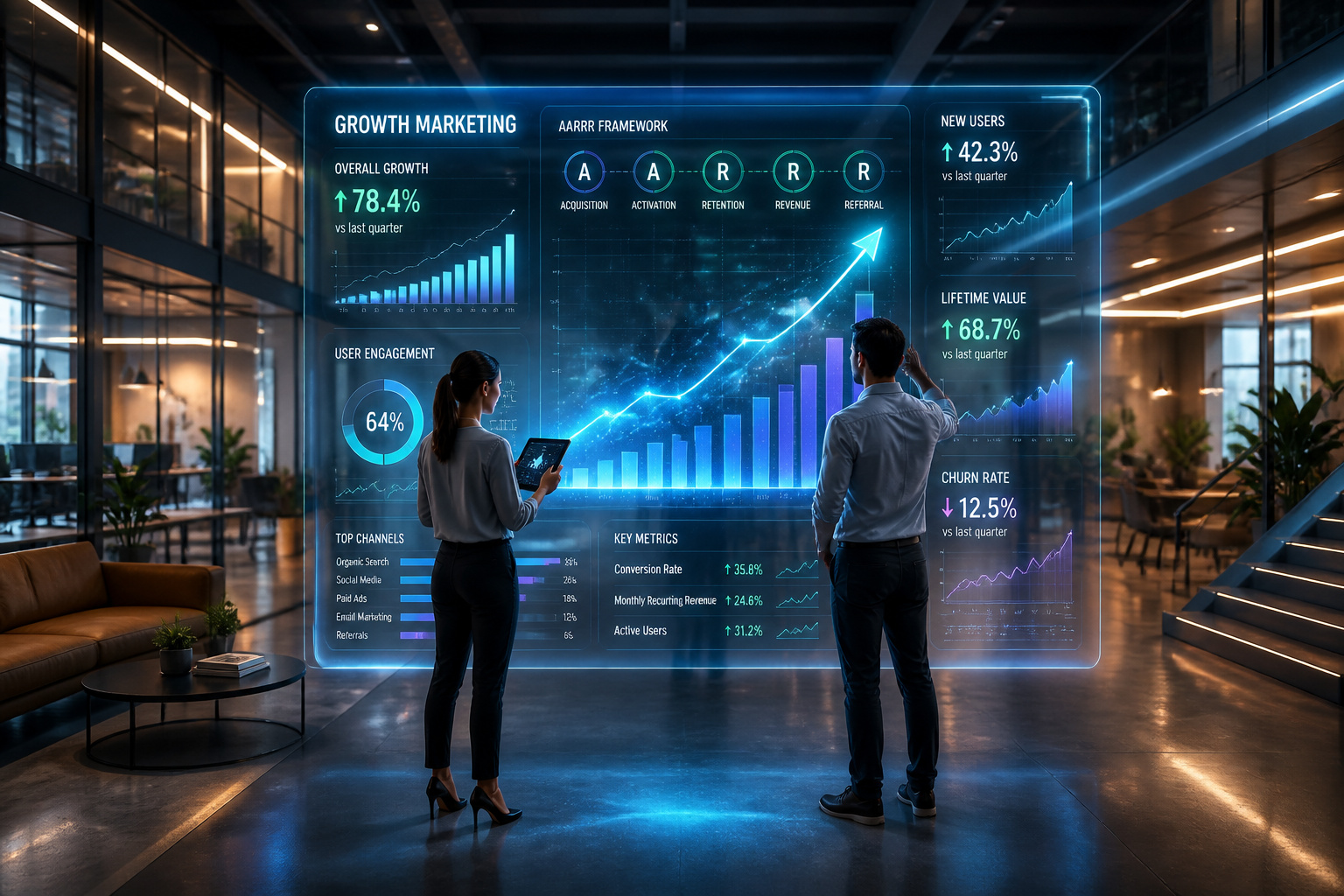 Marketing de croissance en realite augmentee